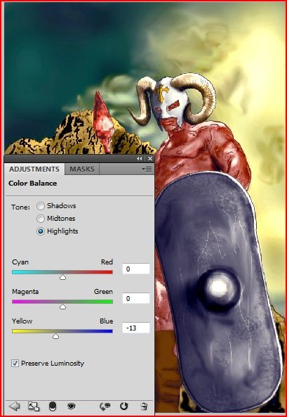 Creation of Ares God of War: Step 9